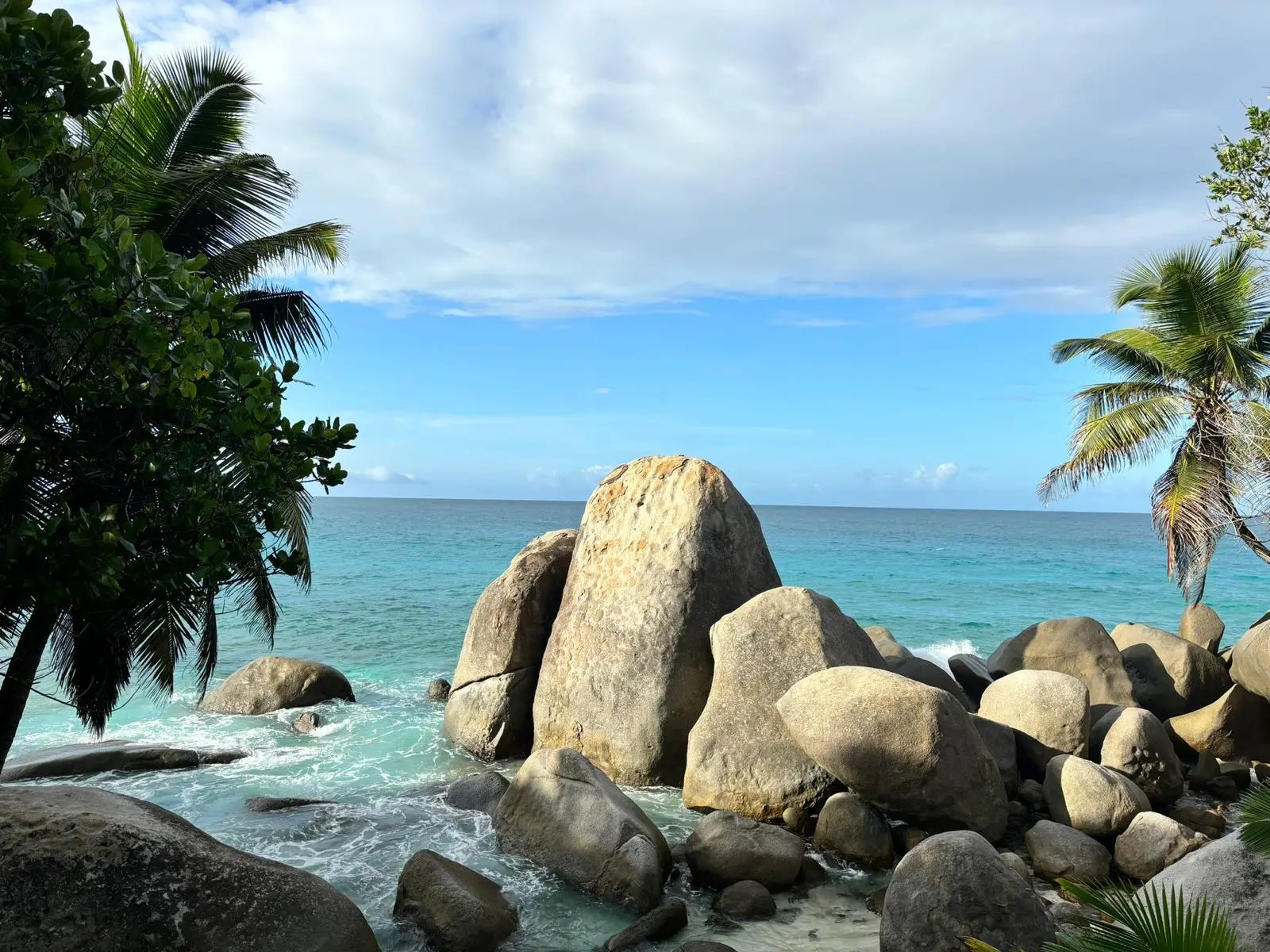 Scorcio di una spiaggi delle Seychelles